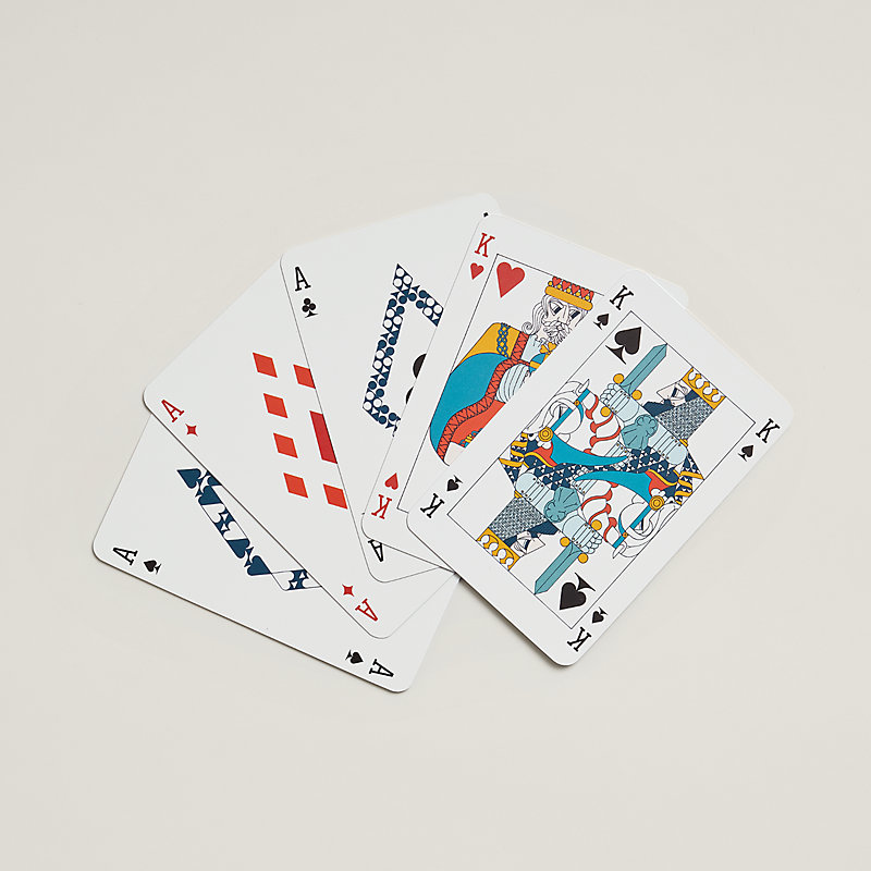 【Hermès】 Set de cartes à jouer avec étui Hermès - Set of 2 Card Games – Les Folies d'Eugenie